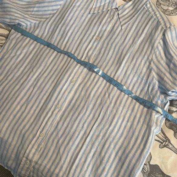 Banana Republic Tall striped linen shirt - Picture 3 of 6